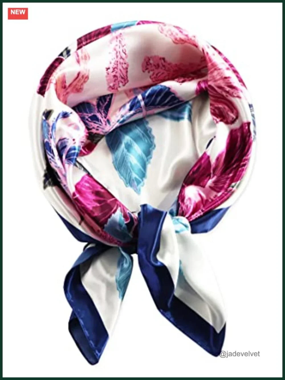 Satin Head Scarf for Women 35x35 Silk Feel Hair Wrap Bandana Neck Scarf